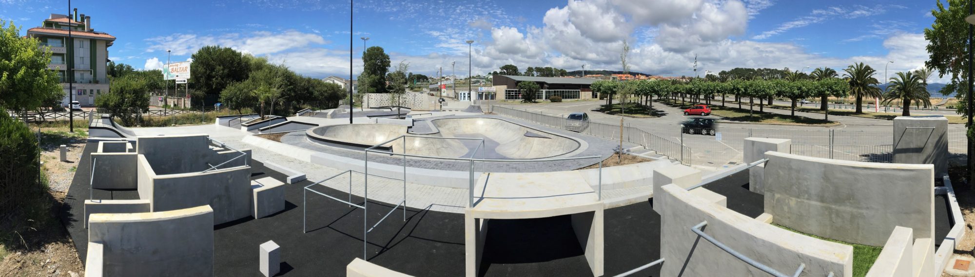 Vista general skatepark Sanxenxo